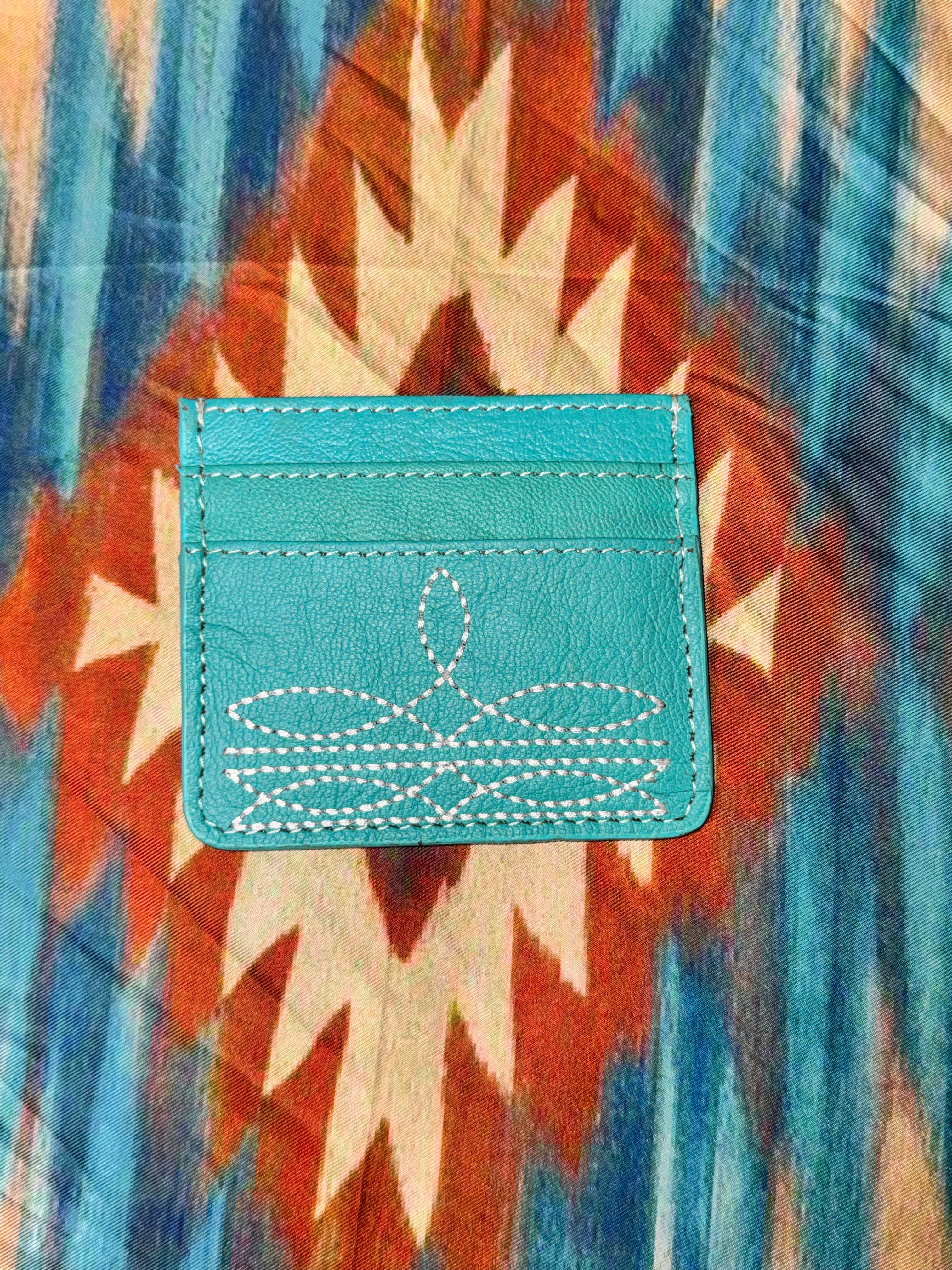 BOOT STITCH CARD HOLDER